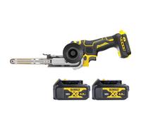 Dewalt Dcm200 18V Xr Cordless Brushless 13mm Belt File Sander With 2 X 4Ah Batteries