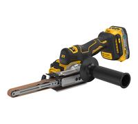 DeWalt DCM200E2T-GB 18V XR Cordless Brushless Band File with 2 x 1.7Ah Powerstack Batteries, Charger & Case