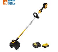 DEWALT DCM561P1S-GB DCM561P1S XR Brushless Split Shaft String Trimmer 18V 1 x 5.0Ah Li-ion