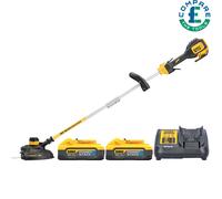 DeWalt DCM561PBS 18V XR Brushless String Trimmer + 2 x 5.0Ah Batteries & Charger