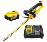 DEWALT DCM563P1-GB 18 V XR Hedge Trimmer, 1 x 5 Ah, Yellow