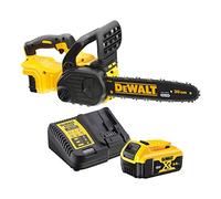 DeWalt DCM565 18V XR Li-ion 30cm Cordless Brushless Compact Chainsaw with 1 x 5.0Ah Battery & Charger