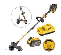 Dewalt Dcm5713X1 54V Xr Flexvolt Cordless Grass Timmer Split Shaft - 9Ah + Line