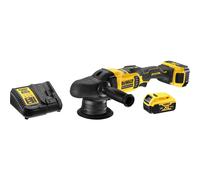 DEWALT DCM848P2 XR Brushless Polisher 125mm 18V 2 x 5.0Ah Li-ion DCM848P2-GB