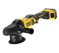 DeWalt DCM848P2 18v XR Brushless 125mm Dual Action Polisher Inc 2x 5.0Ah Batts