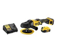 Dewalt DCM849P1 18V XR Brushless Rotary Polisher 1 x 5.0Ah Battery Charger & Bag