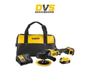 DeWalt DCM849P2B 18V XR Brushless Rotary Polisher - 2x5Ah Batts, Charger & Bag