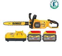 DeWalt DCMCS574 54V XR BL FLEXVOLT 45cm Chainsaw+ 2x 6Ah Batteries & Charger