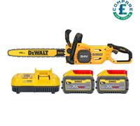 DeWalt DCMCS574 54V XR BL FLEXVOLT 45cm Chainsaw+ 2x 9Ah Batteries & Charger