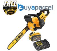 DeWalt DCMCS574 54v XR Cordless FLEXVOLT High Powered Chainsaw 450mm 1 x 9ah Li-ion Battery Charger