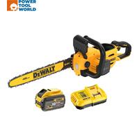 DeWalt DCMCS574 54v XR Cordless FLEXVOLT High Powered Chainsaw 450mm 1 x 9ah Li-ion Battery Charger