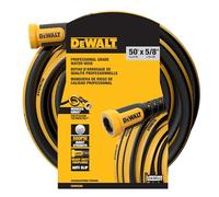 DEWALT DCMH3285 Professional Grade Heavy-Duty Water Hose 50' x 5/8" Garden, Yellow, Black