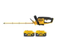 Dewalt Dcmht562N 18V Xr Cordless 55Cm Hedge Trimmer With 2X 5Ah Batteries