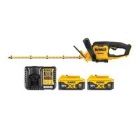 Dewalt Dcmht562N 18V Xr Cordless 55Cm Hedge Trimmer With 2X 5Ah Batteries & Charger