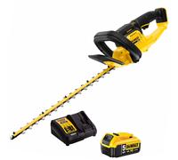 Dewalt DCMHT563N 18V XR 550mm Hedge Trimmer with 1 x 5.0Ah Battery & Charger