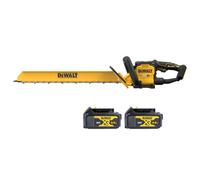Dewalt Dcmht567N 18V Xr Cordless Brushless 60Cm Hedge Trimmer With 2X 4Ah Batteries