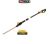 DeWalt DCMPH566 18V XR Pole Hedge Trimmer 3.35m With 1 x 5.0Ah Battery