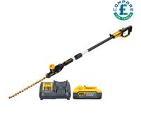DeWalt DCMPH566 18V XR Pole Hedge Trimmer 3.35m With 1 x 5.0Ah Battery & Charger