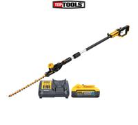 DeWalt DCMPH566 18V XR Pole Hedge Trimmer 3.35m With 1 x 5.0Ah Battery & Charger