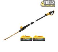DeWalt DCMPH566 18V XR Pole Hedge Trimmer 3.35m With 2 x 5.0Ah Batteries