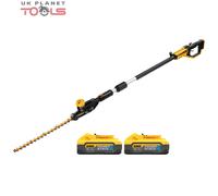 DeWalt DCMPH566 18V XR Pole Hedge Trimmer 3.35m With 2 x 5.0Ah Batteries