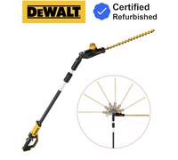 Dewalt DCMPH566N 18v XR Brushless Pole Hedge Trimmer 55cm Long Reach 3.35m Bare