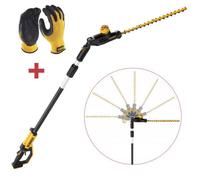Dewalt Dcmph566N 18V Xr Brushless Pole Hedge Trimmer 55Cm Long Reach + Gloves