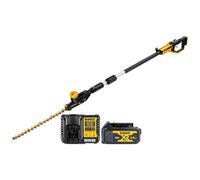 Dewalt Dcmph566N 18V Xr Cordless 55Cm Pole Hedge Trimmer With 1X 4Ah Battery & Charger
