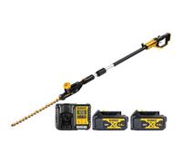Dewalt Dcmph566N 18V Xr Cordless 55Cm Pole Hedge Trimmer With 2X 4Ah Batteries & Charger