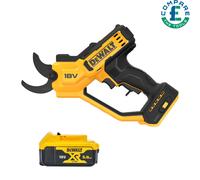 DeWalt DCMPP568 18V XR Power Pruner Tree Bush Cutter 38mm With 1 x 5.0Ah Battery