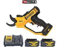 DeWalt DCMPP568 18V XR Pruner Tree Bush Cutter With 2 x 4Ah Batteries & Charger