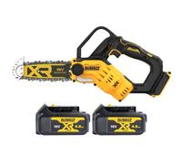 Dewalt Dcmps520 18V Cordless Brushless 20Cm Pruning Saw With 2 X 4.0Ah Batteries