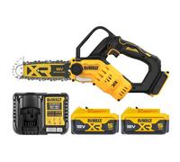 Dewalt Dcmps520 18V Cordless Brushless 20Cm Pruning Saw With 2 X 5.0Ah Batteries & Charger