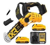 Dewalt Dcmps520D2 18V 20Cm Cordless Brushless Pruning Saw 1 Handed Chainsaw