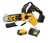 DeWalt DCMPS520 18v XR Cordless Brushless Pruning Chainsaw 200mm 1 x 5ah Li-ion Battery Charger