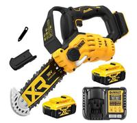 Dewalt Dcmps520P2 18V 20Cm Cordless Brushless Pruning Saw 1 Handed Chainsaw By Buyaparcel