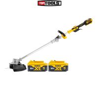 DeWalt DCMST561N 18V XR Brushless Folding String Trimmer With 2x 5Ah Batt