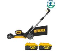 Dewalt DCMWP134 36V XR Brushless Push Lawn Mower 53cm With 2 x 5.0Ah Batteries