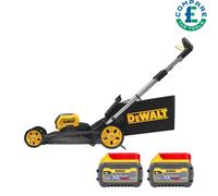 DEWALT DCMWP500 54V XR Push Lawn Mower 530mm With 2 x 6.0Ah Batteries