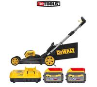 DEWALT DCMWP500 54V XR Push Lawn Mower 530mm With 2 x 6.0Ah Batteries & Charger