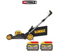 DEWALT DCMWP500 54V XR Push Lawn Mower 530mm With 2 x 9.0Ah Batteries