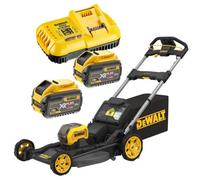 Dewalt Dcmwp500X2 Flexvolt Xr Brushless 53Cm Push Lawn Mower 54V + Bag 2 X 9Ah