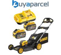Dewalt DCMWP500X2 FlexVolt XR Brushless 53cm Push Lawn Mower 54V + Bag 2 x 9ah