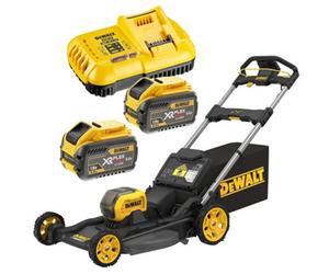 Dewalt Dcmwp500X2 Flexvolt Xr Brushless 53Cm Push Lawn Mower 54V + Bag 2 X 9Ah