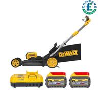 DEWALT DCMWSP550 54V XR Rear Wheel Drive Lawn Mower + 2x 6Ah Batteries & Charger