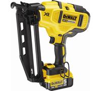 DeWalt DCN660 18v XR Cordless Brushless 2nd Fix Finish Nail Gun 2 x 5ah Li-ion