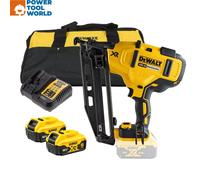 DEWALT DCN660P2 Cordless XR Brushless Second Fix Nailer 18V 2 x 5.0Ah Li-Ion
