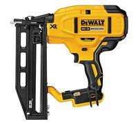 DEWALT DCN662N 18V XR Brushless Finish Nailer for 1.6mm Diameter and 32-64mm Long Nails Without Battery & Charger, Yellow