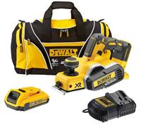 Dewalt Dcp58 0D1 18V Xr Cordless Brushless Planer + 1 X 2.0Ah Batt, Charger + Bag