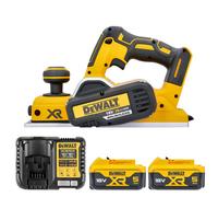 Dewalt Dcp580 18V Xr Cordless Brushless Planer With 2 X 5Ah Batteries & Charger